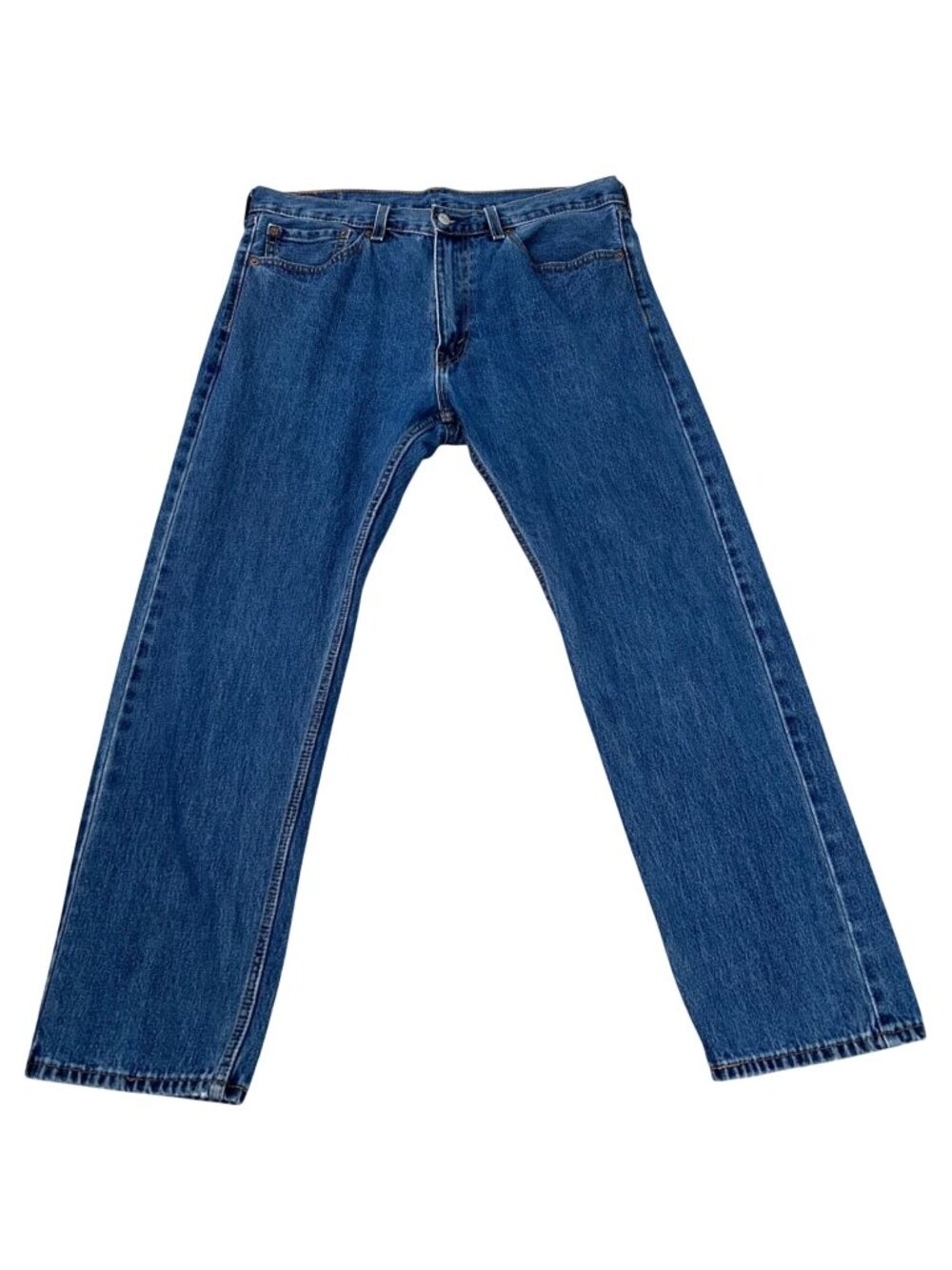 Levi Strauss 505 Jeans Mens W36 L30 Medium Wash Straight Fit Denim